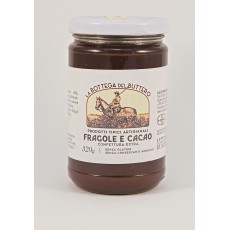 marmellata di fragole e cacao